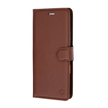 Funda para Honor 600 Pro / 600, Techsuit, Leather Folio, Marrón