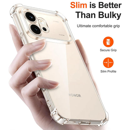 Funda para Honor 600 Pro, Techsuit, Shockproof Clear, Transparente