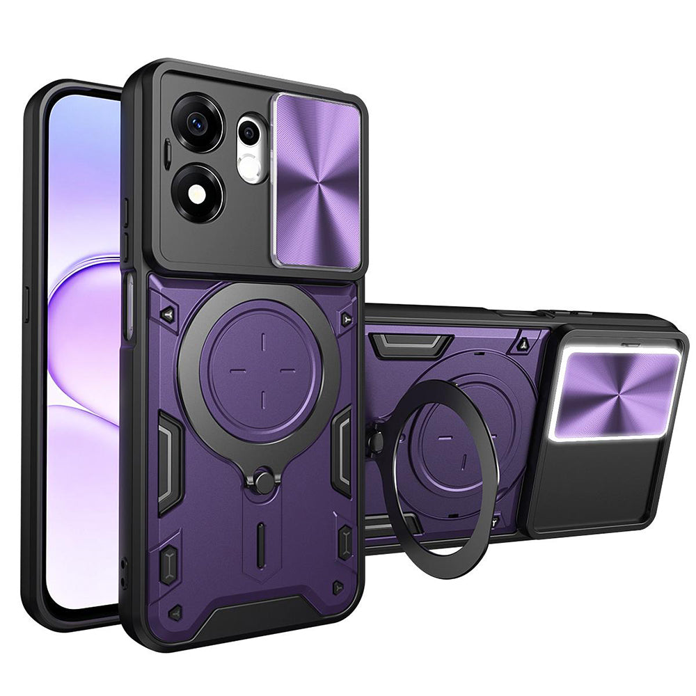 Funda para Honor 600 Smart, Techsuit, CamGuard Pro, Morado