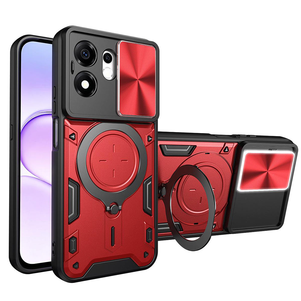 Funda para Honor 600 Smart, Techsuit, CamGuard Pro, Roja