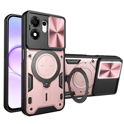 Funda para Honor 600 Smart, Techsuit, CamGuard Pro, Rosa Dorado