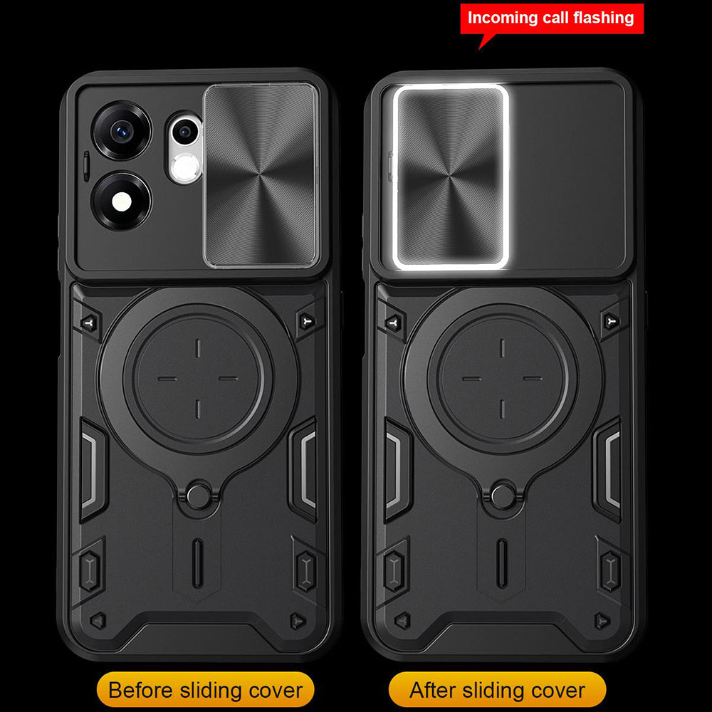 Funda para Honor 600 Smart, Techsuit, CamGuard Pro, Rosa Dorado