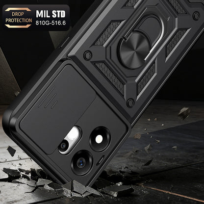 Funda para Honor 600 Smart, Techsuit, CamShield, Azul