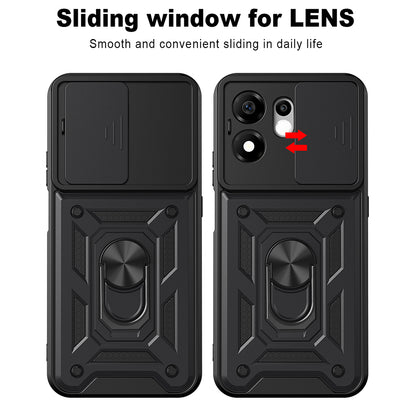Funda para Honor 600 Smart, Techsuit, CamShield, Negra