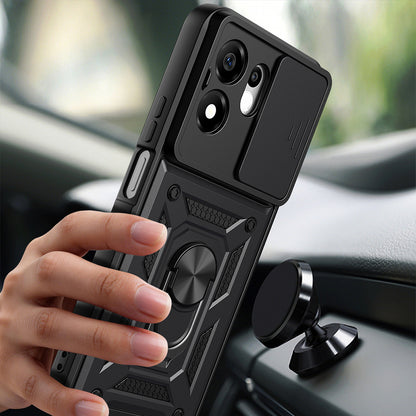 Funda para Honor 600 Smart, Techsuit, CamShield, Negra