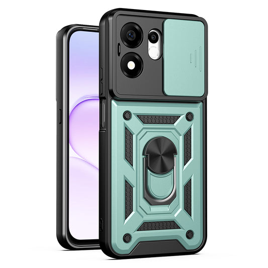 Funda para Honor 600 Smart, Techsuit, CamShield, Verde