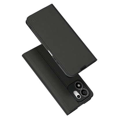 Funda para Honor 600 Smart, Techsuit, Magskin Book Long Blitz Cutout, Negra