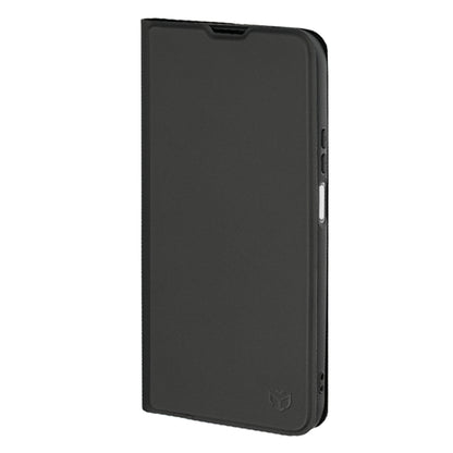 Funda para Honor 600 Smart, Techsuit, Magskin Book Long Blitz Cutout, Negra