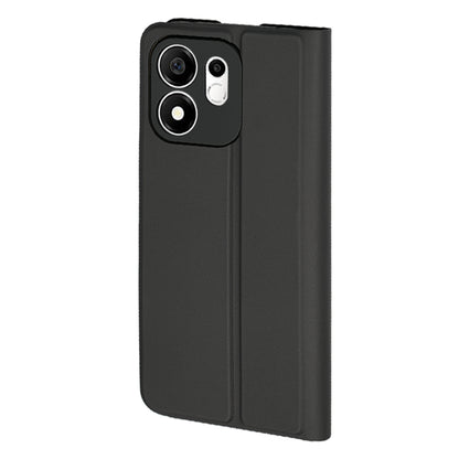 Funda para Honor 600 Smart, Techsuit, Magskin Book Long Blitz Cutout, Negra
