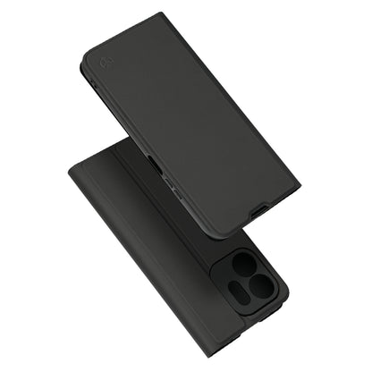 Funda para Honor 600 Smart, Techsuit, Magskin Book Long Blitz Cutout, Negra