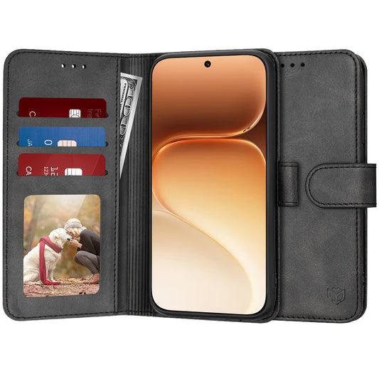 Funda para Honor 600, Techsuit, Diary Book, Negra