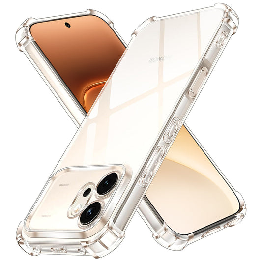 Funda para Honor 600, Techsuit, Shockproof Clear, Transparente