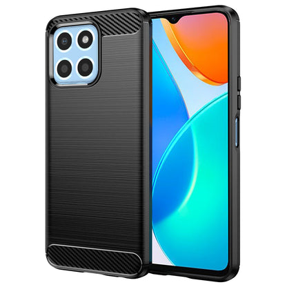 Funda para Honor 70 Lite / X6 / X8 5G, Techsuit, Carbono, Negra