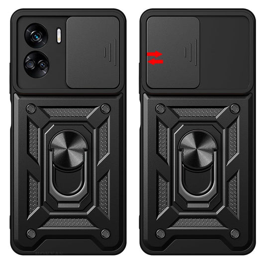 Funda para Honor 90 Lite, Techsuit, CamShield, Negra