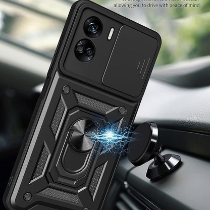 Funda para Honor 90 Lite, Techsuit, CamShield, Negra