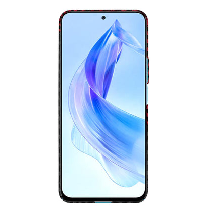Funda para Honor 90 Lite, Techsuit, Carbonite FiberShell, Negra Roja