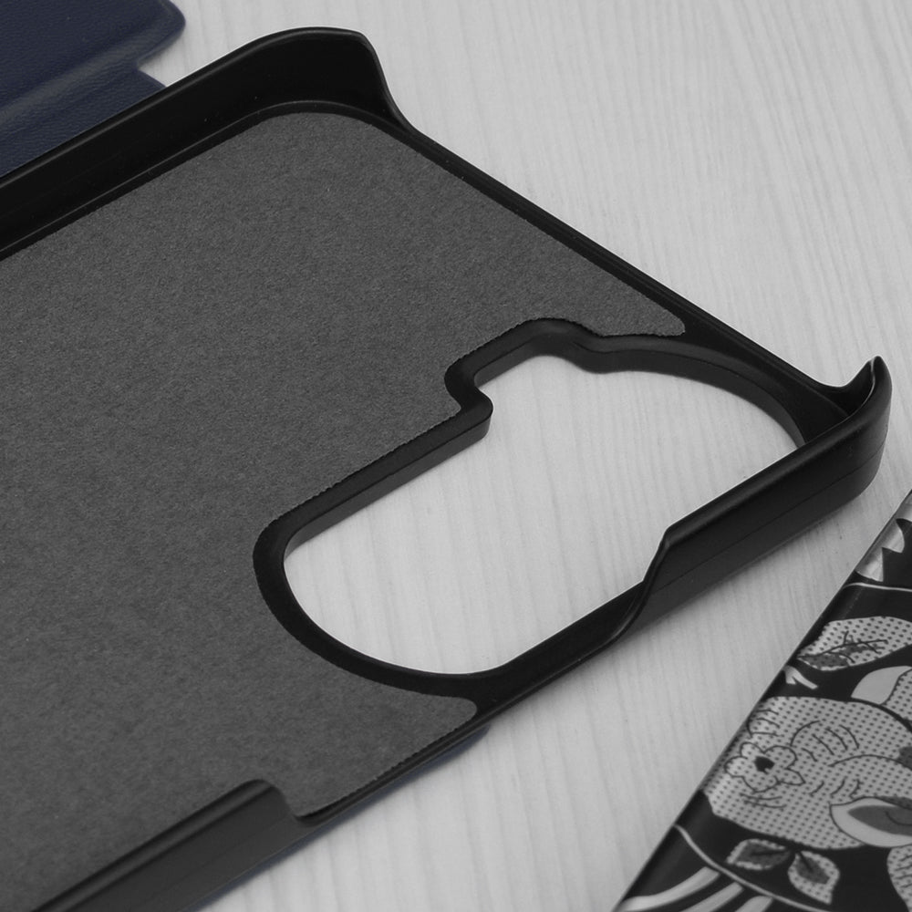 Funda para Honor 90 Lite, Techsuit, eFold, Azul Oscuro