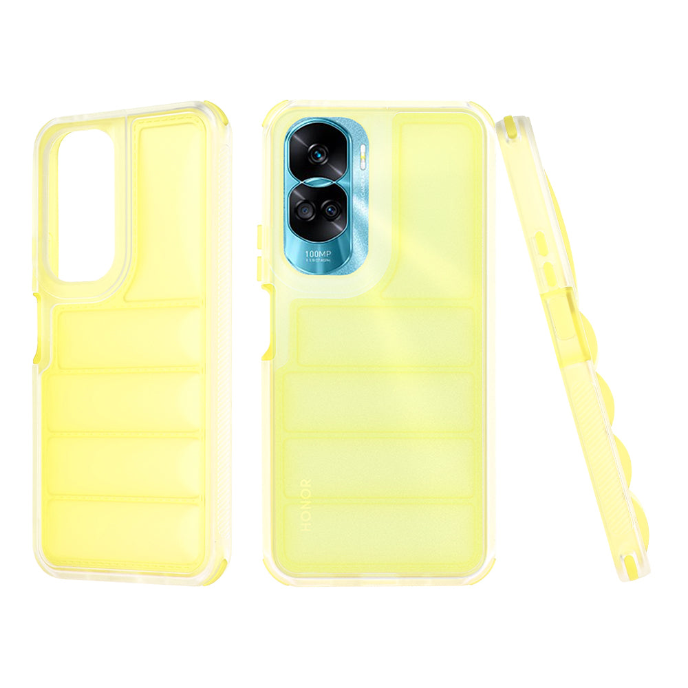Funda para Honor 90 Lite, Techsuit, Wave Shield, Amarilla