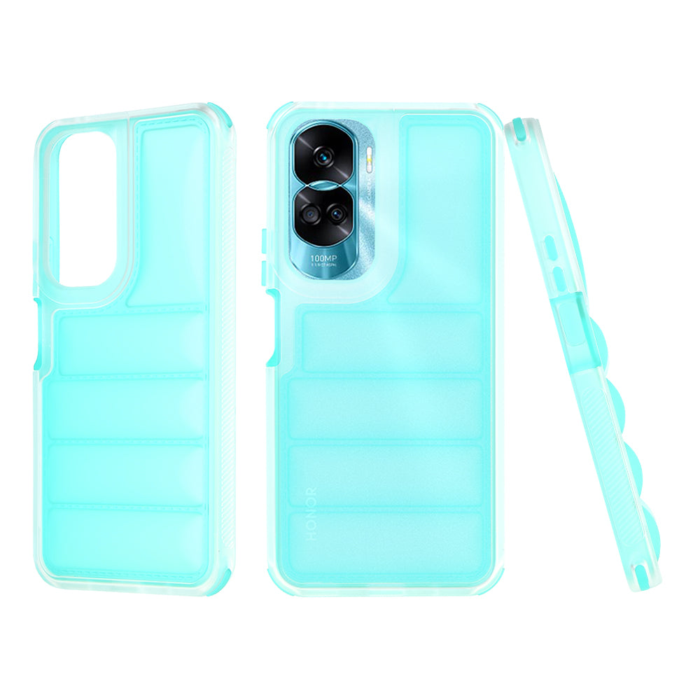 Funda para Honor 90 Lite, Techsuit, Wave Shield, Turquesa