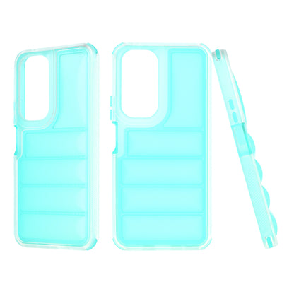 Funda para Honor 90 Lite, Techsuit, Wave Shield, Turquesa