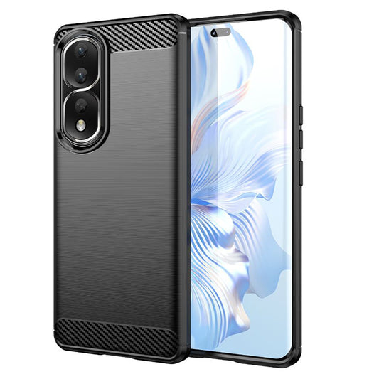 Funda para Honor 90 Pro / 80 Pro, Techsuit, Carbono, Negra