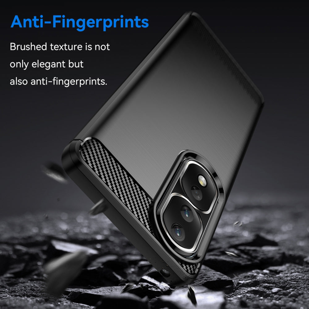 Funda para Honor 90 Pro / 80 Pro, Techsuit, Carbono, Negra