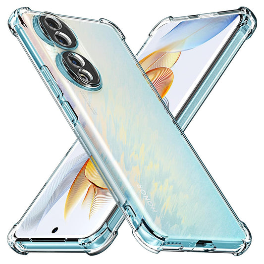 Funda para Honor 90 Pro, Techsuit, Antigolpes Transparente, Transparente