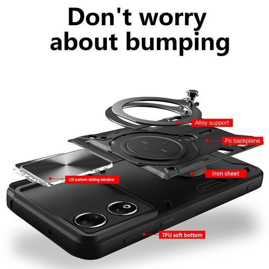 Funda para Honor 90, Techsuit, CamGuard Pro, Negra