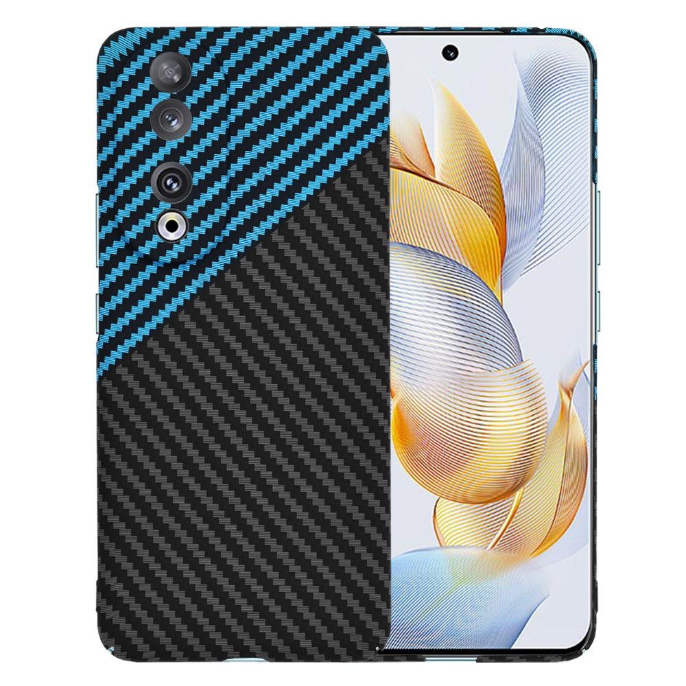 Funda para Honor 90, Techsuit, Carbonite FiberShell, Negra Bleu