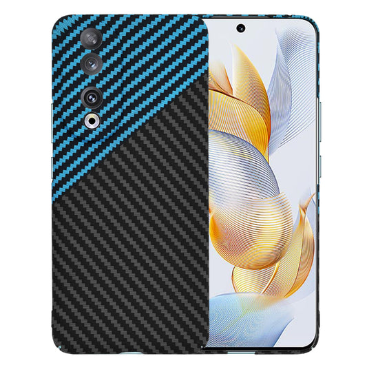 Funda para Honor 90, Techsuit, Carbonite FiberShell, Negra Bleu
