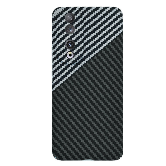 Funda para Honor 90, Techsuit, Carbonite FiberShell, Negra Gris