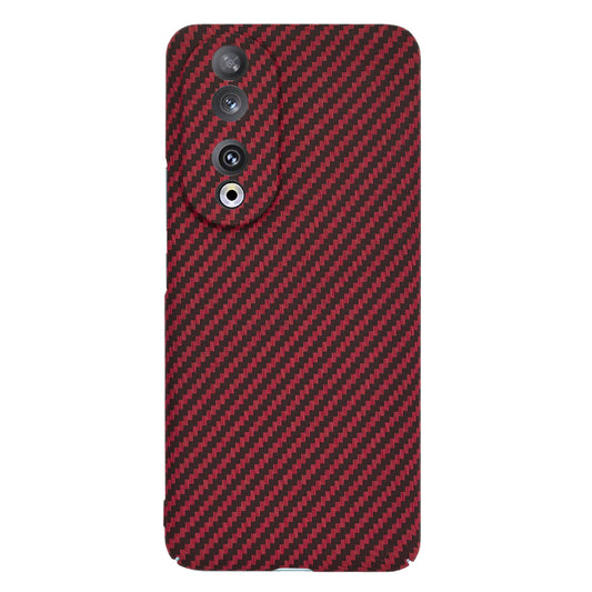 Funda para Honor 90, Techsuit, Carbonite FiberShell, Roja