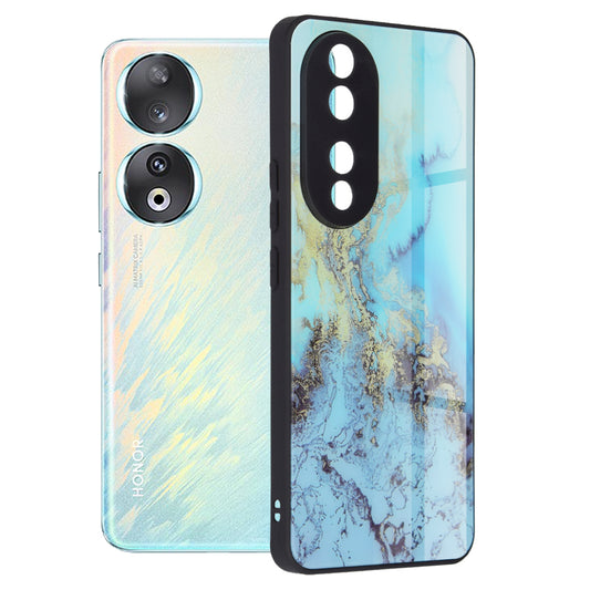 Funda para Honor 90, Techsuit, Glaze, Azul