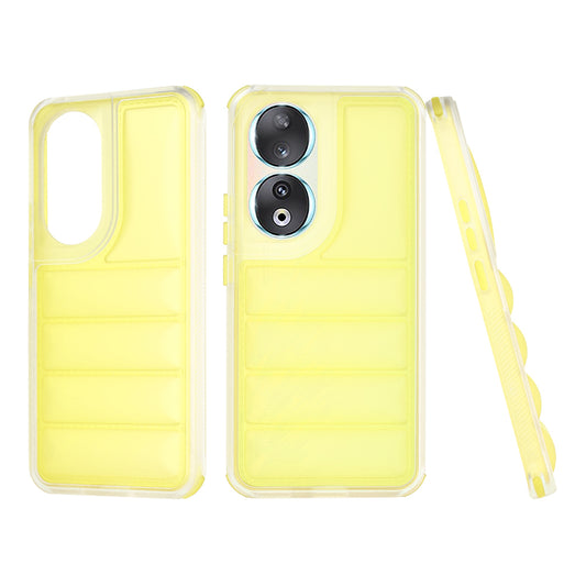 Funda para Honor 90, Techsuit, Wave Shield, Amarilla