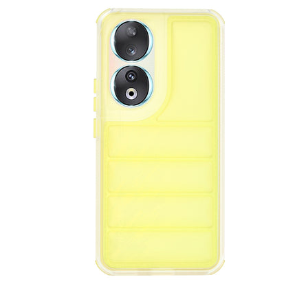 Case for Honor 90, Techsuit, Wave Shield, Yellow