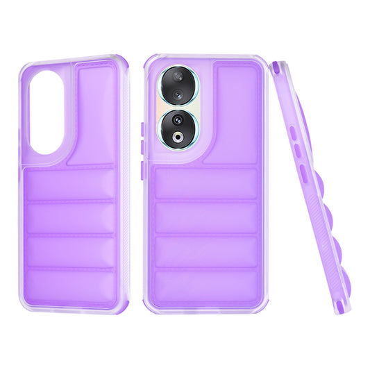 Funda para Honor 90, Techsuit, Wave Shield, Morado