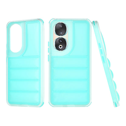Funda para Honor 90, Techsuit, Wave Shield, Turquesa
