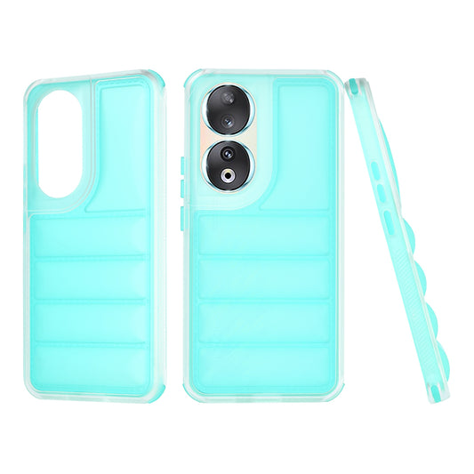 Funda para Honor 90, Techsuit, Wave Shield, Turquesa