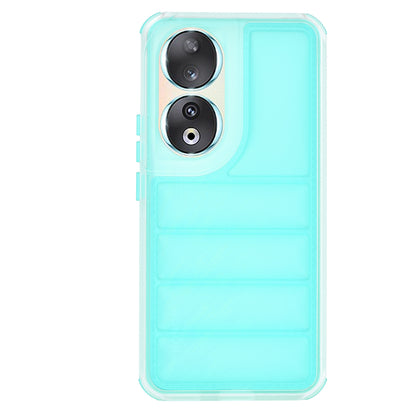 Funda para Honor 90, Techsuit, Wave Shield, Turquesa
