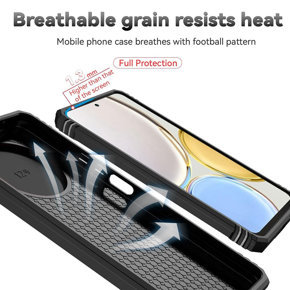 Funda para Honor Magic5 Lite, Techsuit, CamShield, Negra