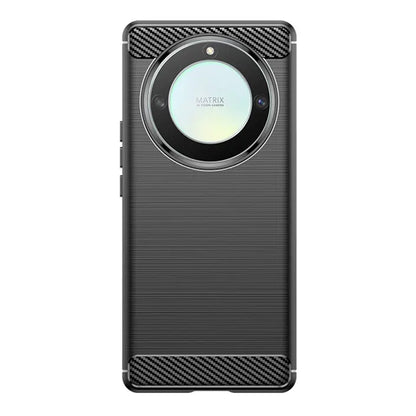 Funda para Honor Magic5 Lite, Techsuit, Carbono, Negra