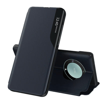 Funda para Honor Magic5 Lite, Techsuit, eFold, Azul Oscuro