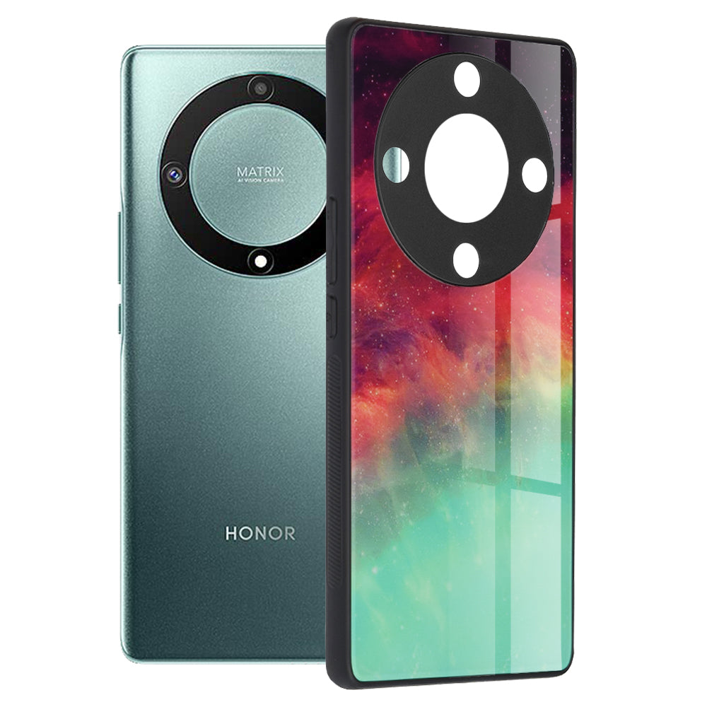 Funda para Honor Magic5 Lite, Techsuit, Glaze, Turquesa