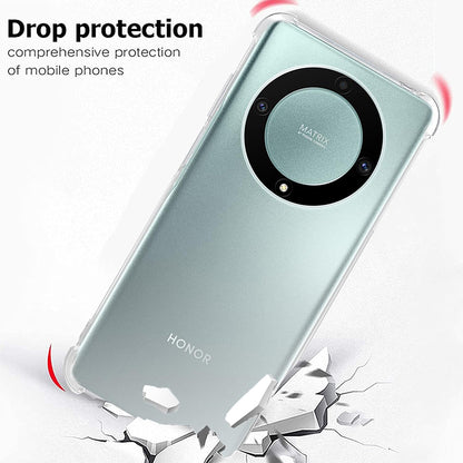 Funda para Honor Magic5 Lite, Techsuit, Antigolpes Transparente, Transparente