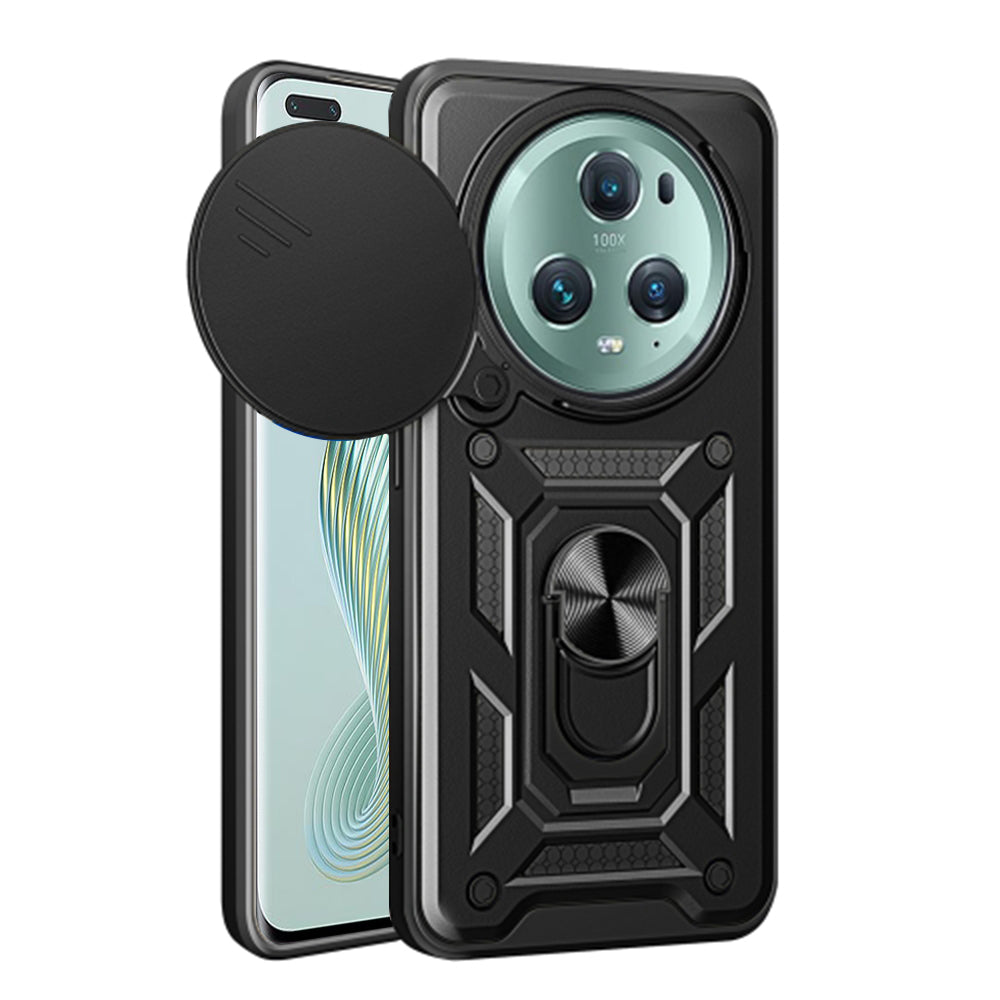 Funda para Honor Magic5 Pro, Techsuit, CamShield, Negra