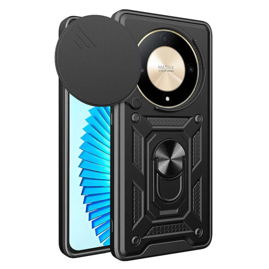 Funda para Honor Magic6 Lite, Techsuit, CamShield, Negra