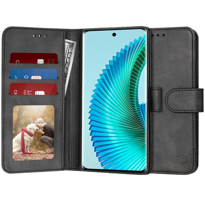 Funda para Honor Magic6 Lite, Techsuit, Diary Book, Negra
