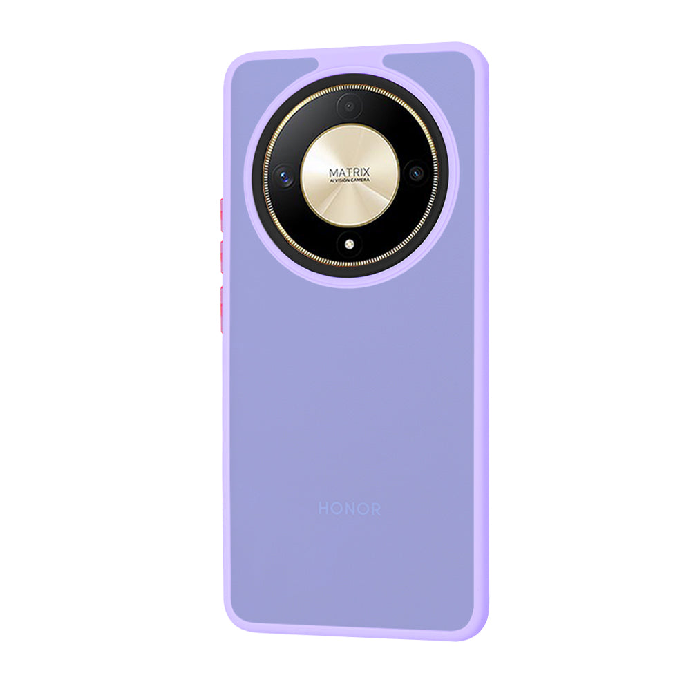Funda para Honor Magic6 Lite, Techsuit, HaloFrost, Morado Claro