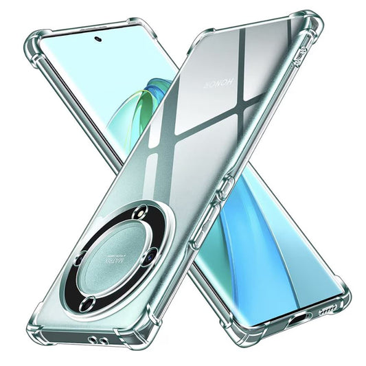 Funda para Honor Magic6 Lite, Techsuit, Antigolpes Transparente, Transparente