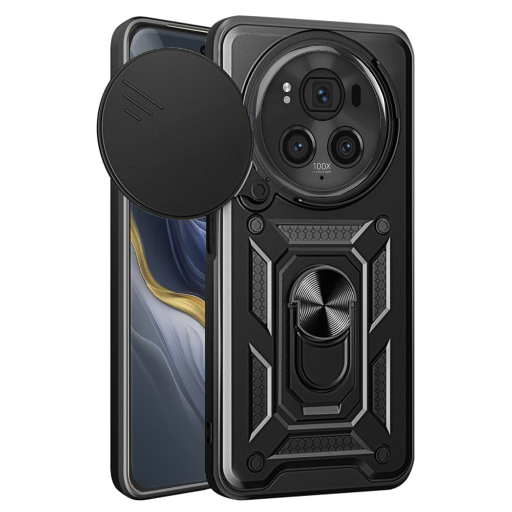 Funda para Honor Magic6 Pro, Techsuit, CamShield, Negra